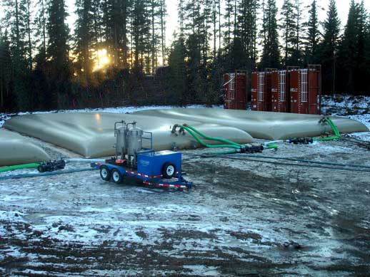 frac bladder tank